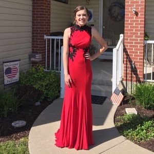 Sherri Hill Red Prom Dress